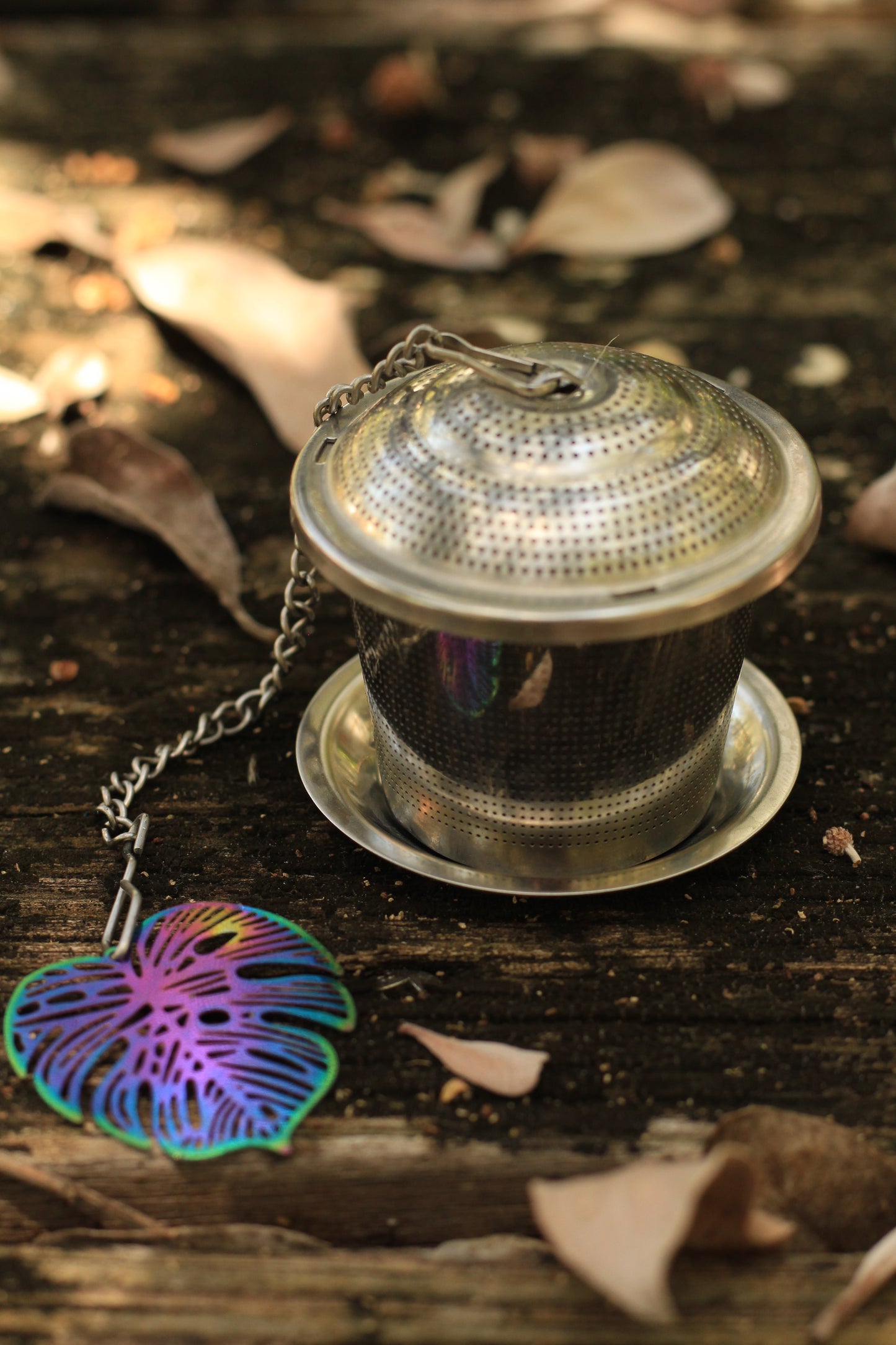 Monstera Stainless steel tea infuser